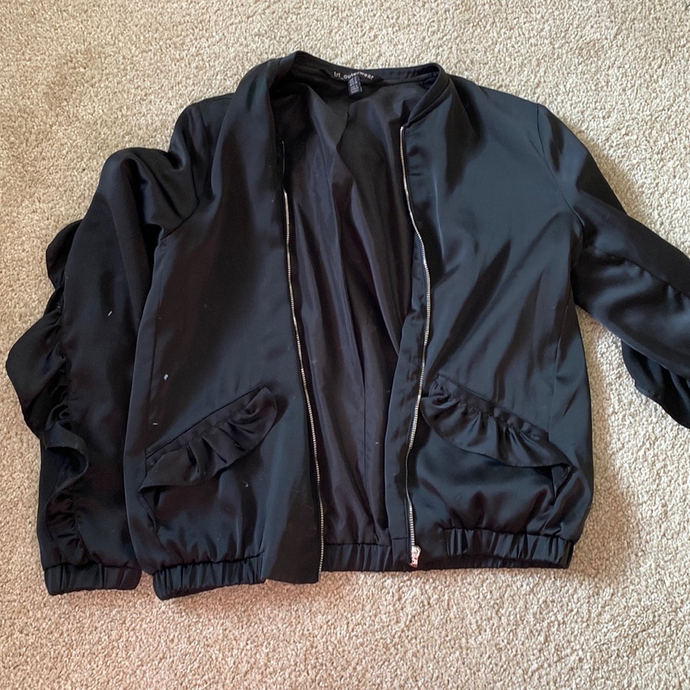 Black Bomber Jacket